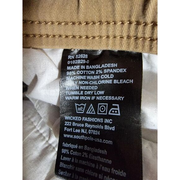 Southpole Flex Movement Men's Khaki Joggers - Large - Picture 4 of 6